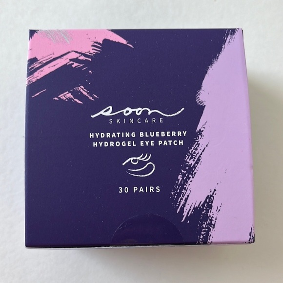 “EXPIRED” SOON SKIN CARE HYDRATING BLUEBERRY HYDROGEL EYE PATCHES JAR OF 30 - Picture 2 of 8